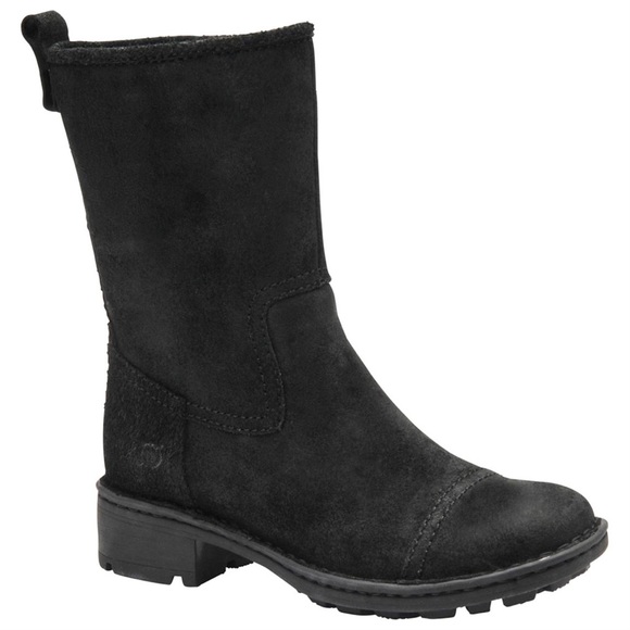 Born Shoes - Born Audie suede leather boots black 9